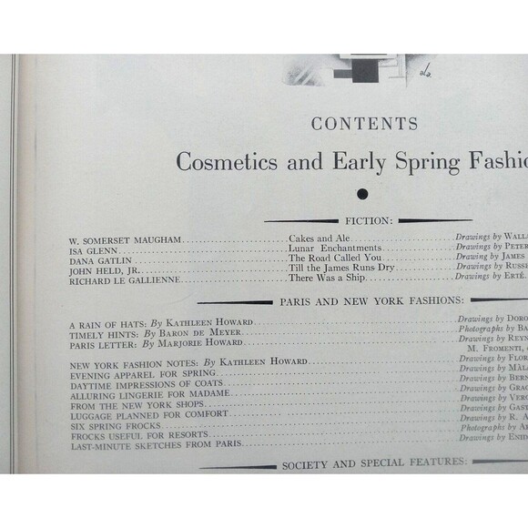 Harpers Bazaar Magazine March 1930 - Picture 12 of 13